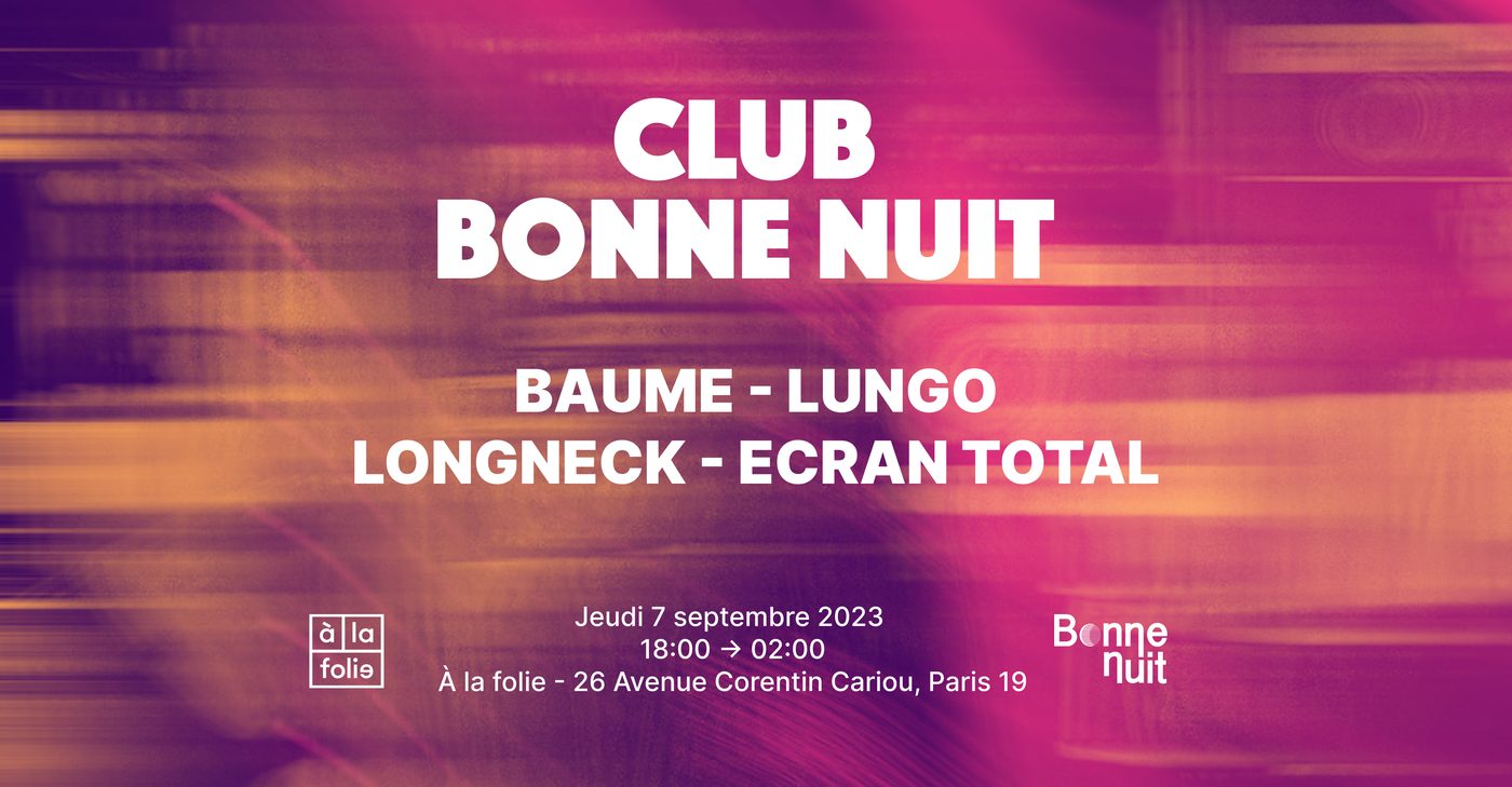 Visuel de la soirée du 07.09.2023