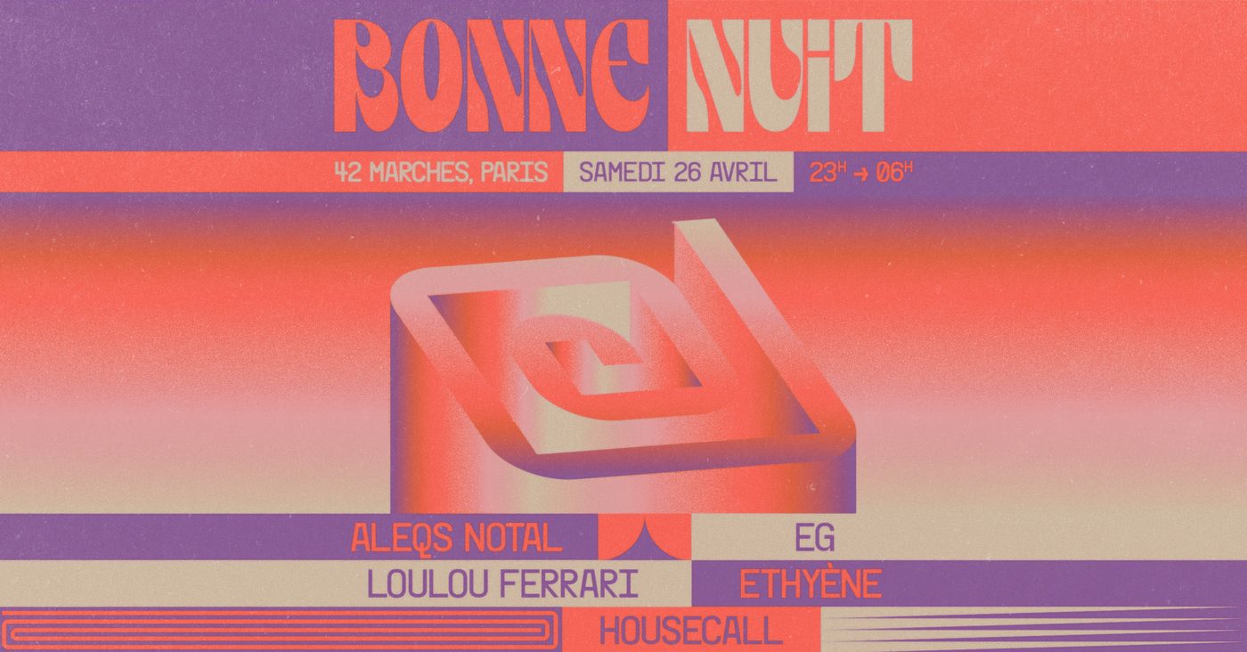 Visuel de la soirée du 26.04.2025