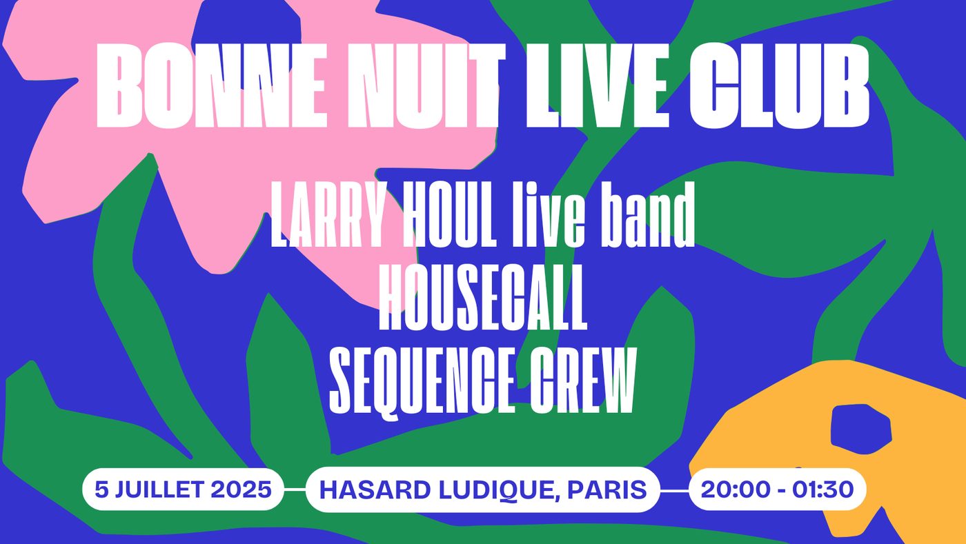 Visuel de la soirée du 05.07.2025