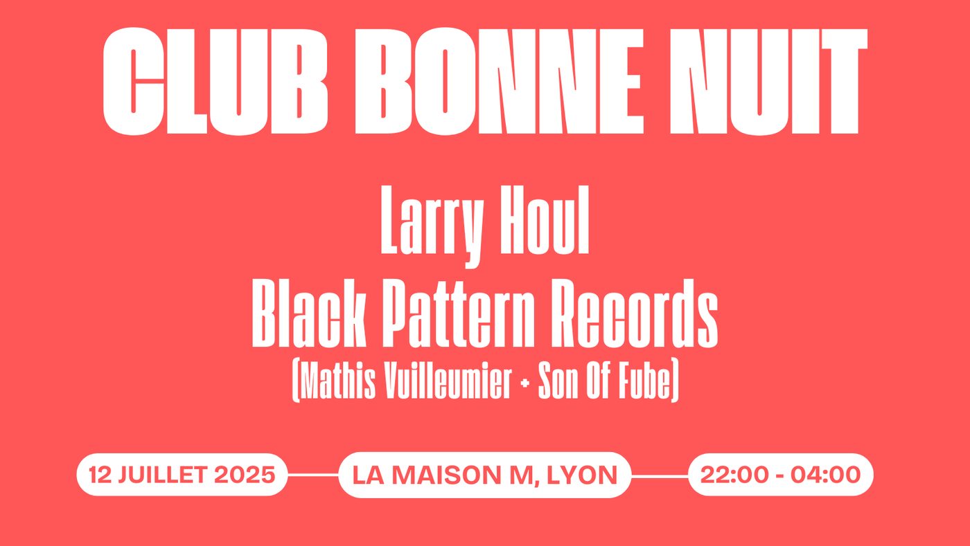 Visuel de la soirée du 12.07.2025