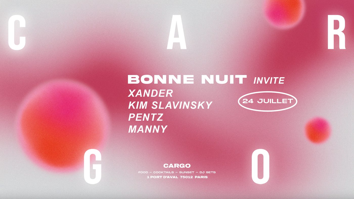 Visuel de la soirée du 24.07.2025