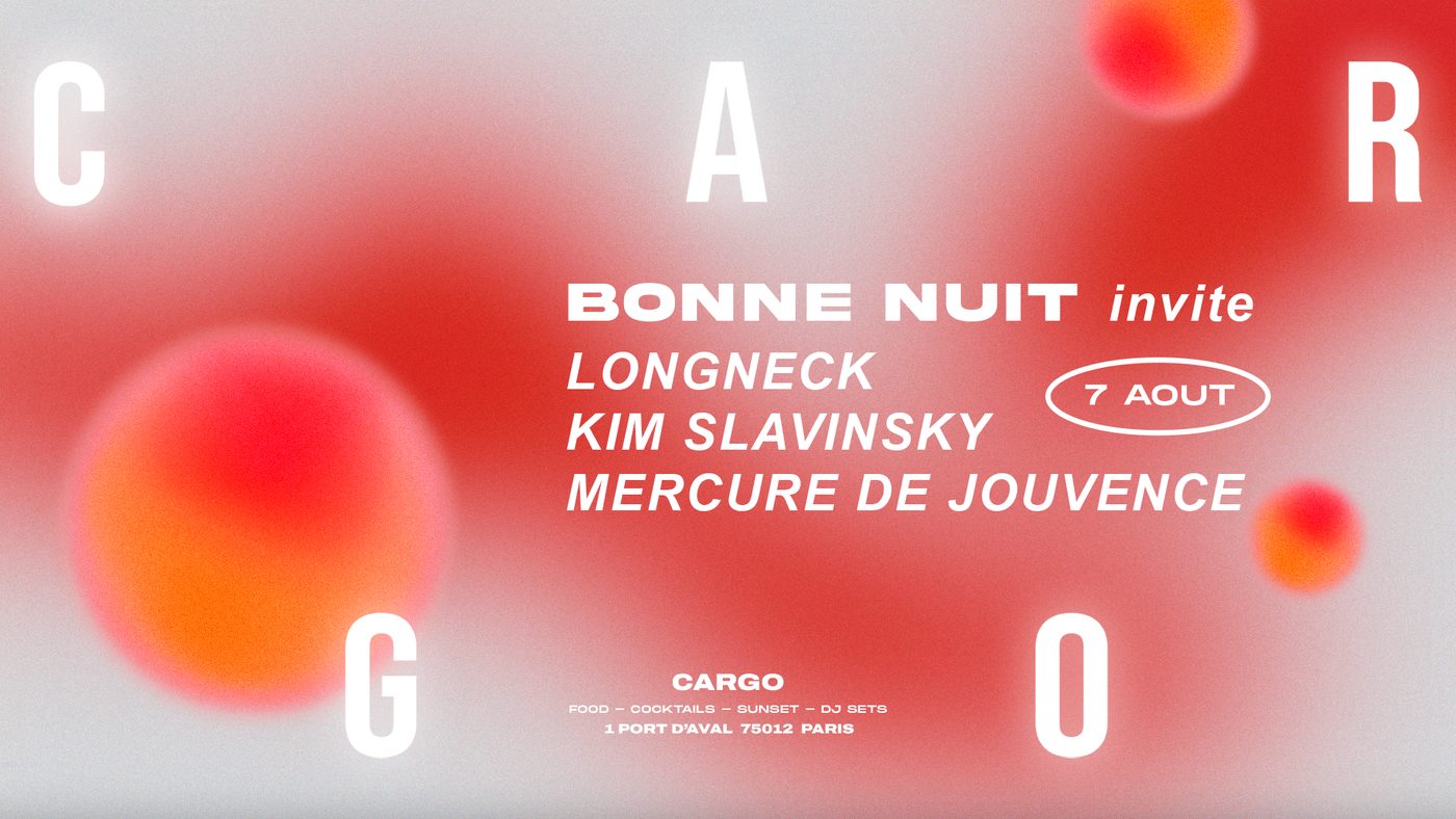 Visuel de la soirée du 07.08.2025
