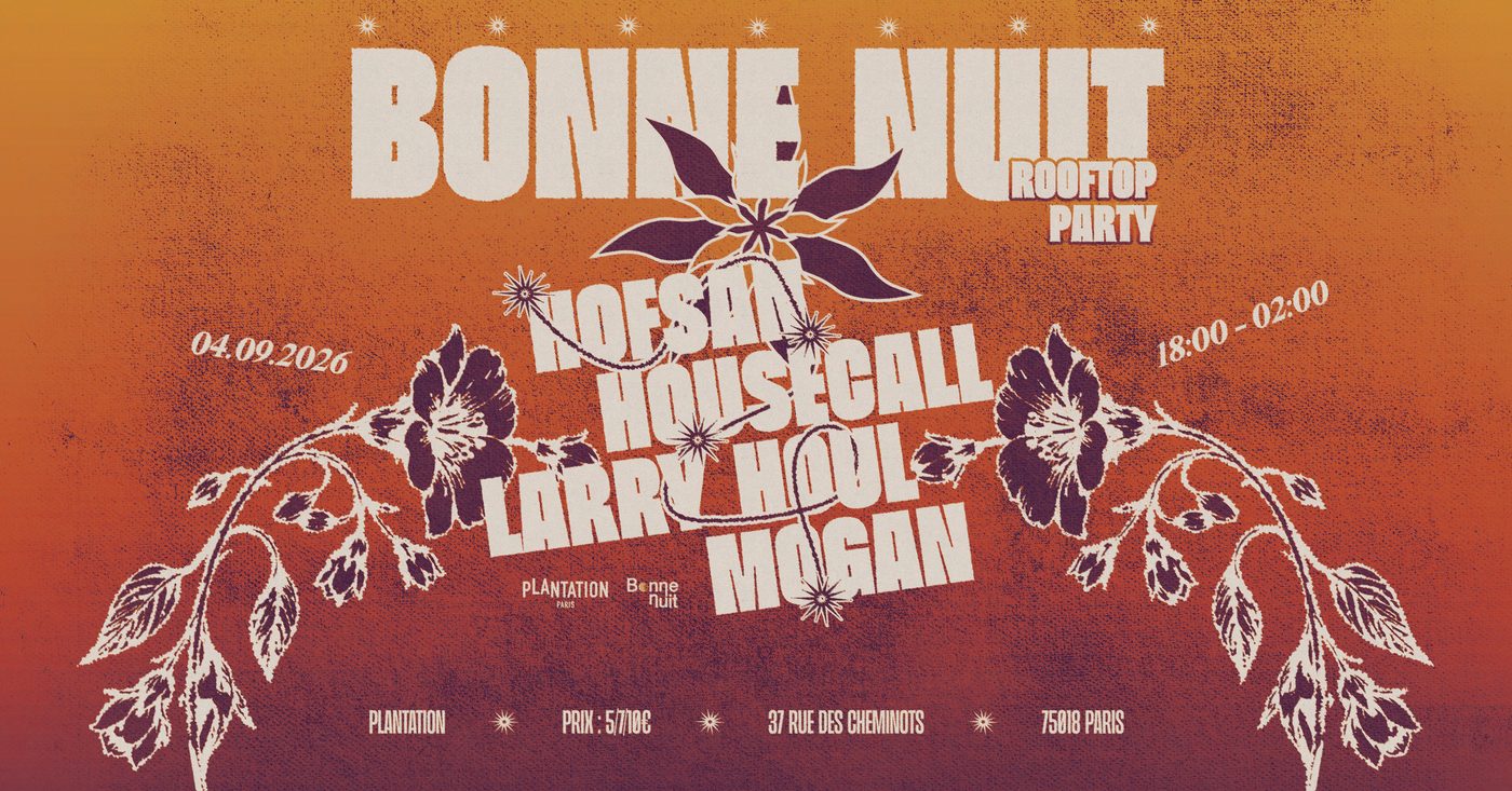 Visuel de la soirée du 04.09.2026